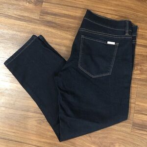 White House | Black Market Dark Denim Capri Pant